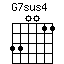 G7sus4