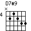 D7#9